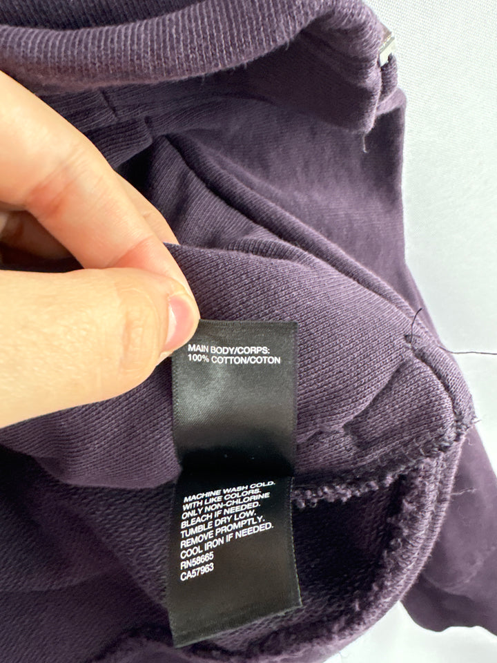 Women’s Zella Small Plum Purple Zip-Up Hoodie