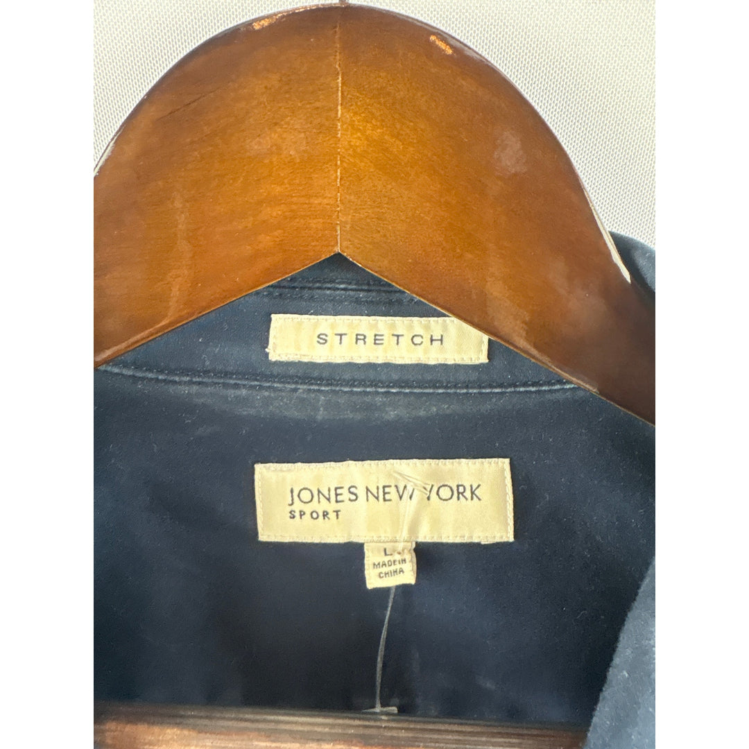 Women’s Jones New York Large Navy Blue Soft Jean Jacket
