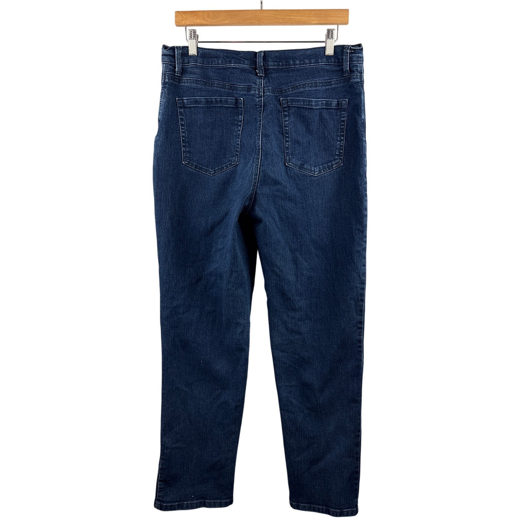 Women’s Gloria Vanderbilt Size 14 Dark Blue Straight Leg Jeans