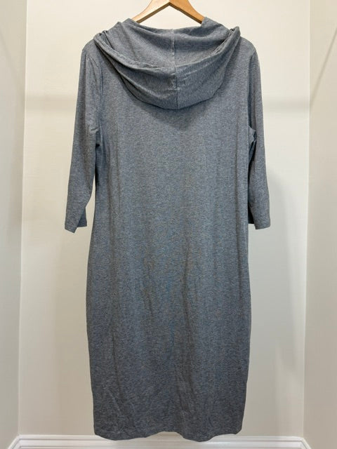 Missky Heather Gray Hoodie Dress Sz XL