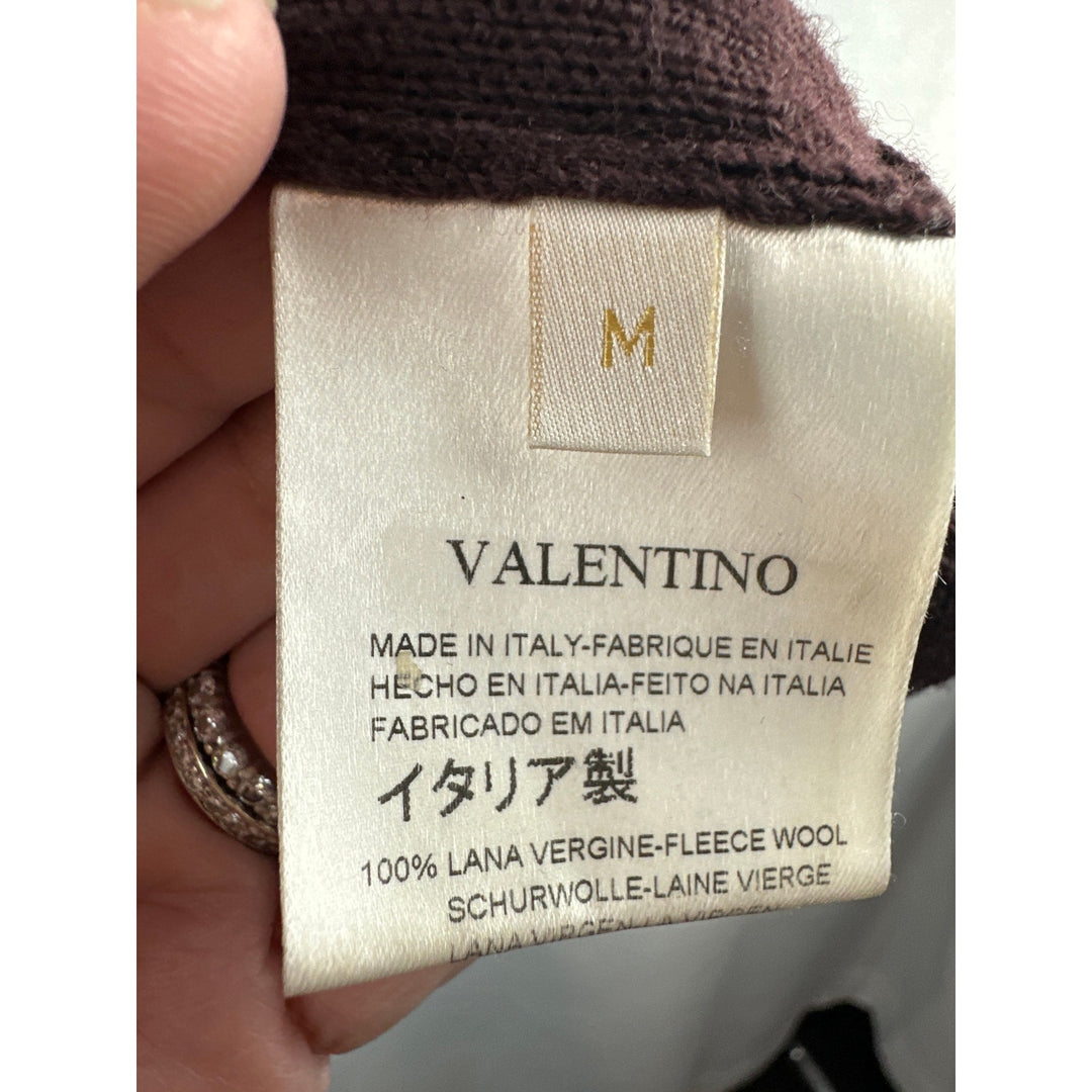 Women’s Vintage Valentino Brown Virgin Wool Sweater Size M