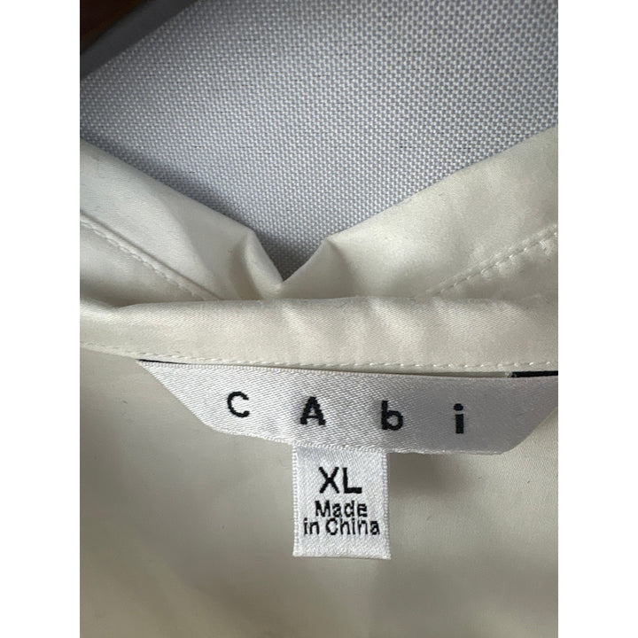 Women’s Cabi XL White Long Sleeve Blouse