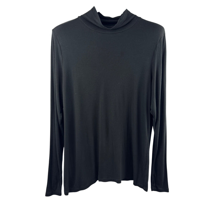 Women’s Cabi XL Black Long Sleeve Mock-Turtleneck