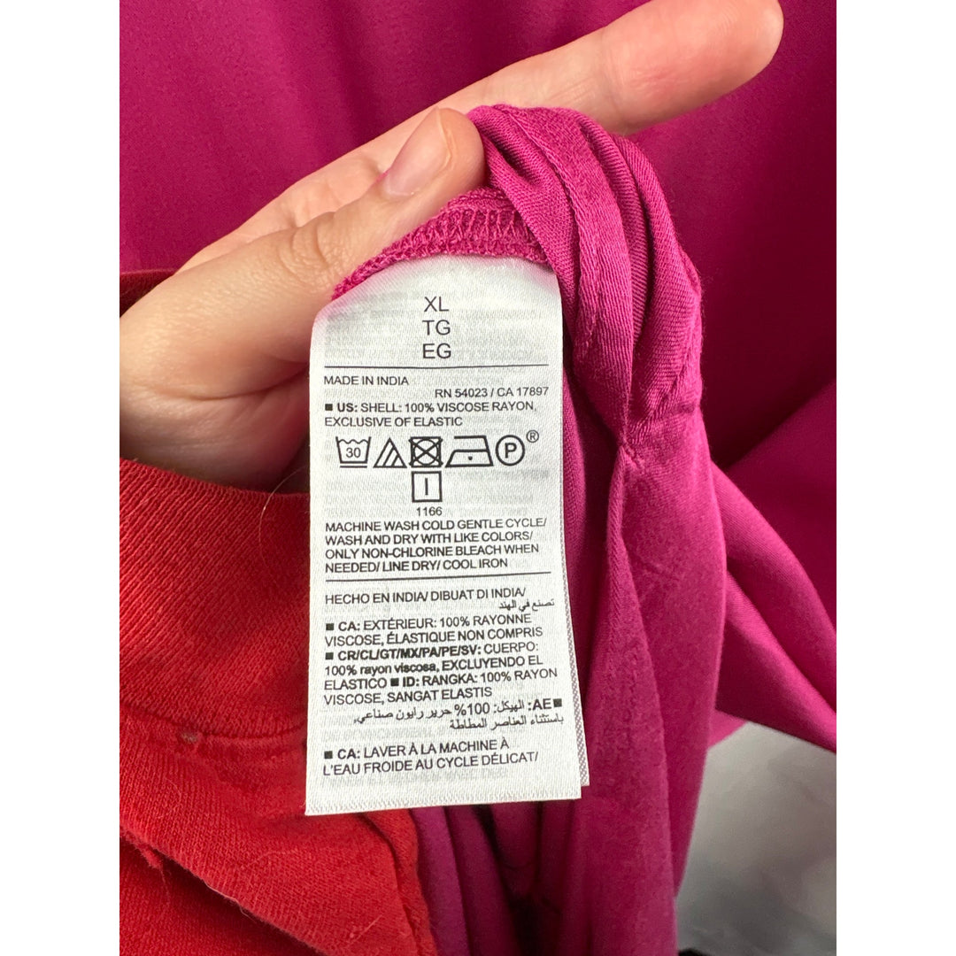 Women’s Old Navy XL Pink Sleeveless Satin Maxi Dress