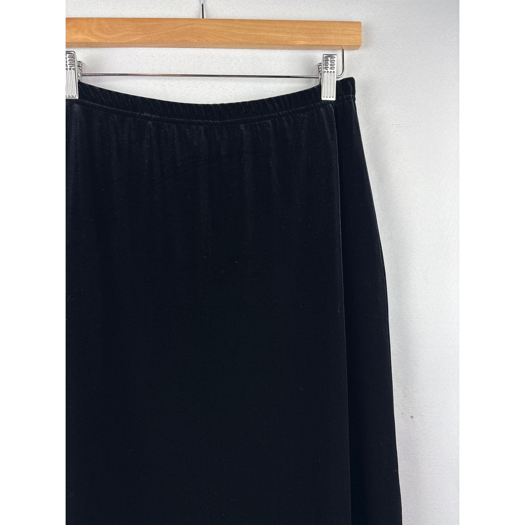 Women’s Vintage Rialto Collection Medium Black Velvet Maxi Skirt