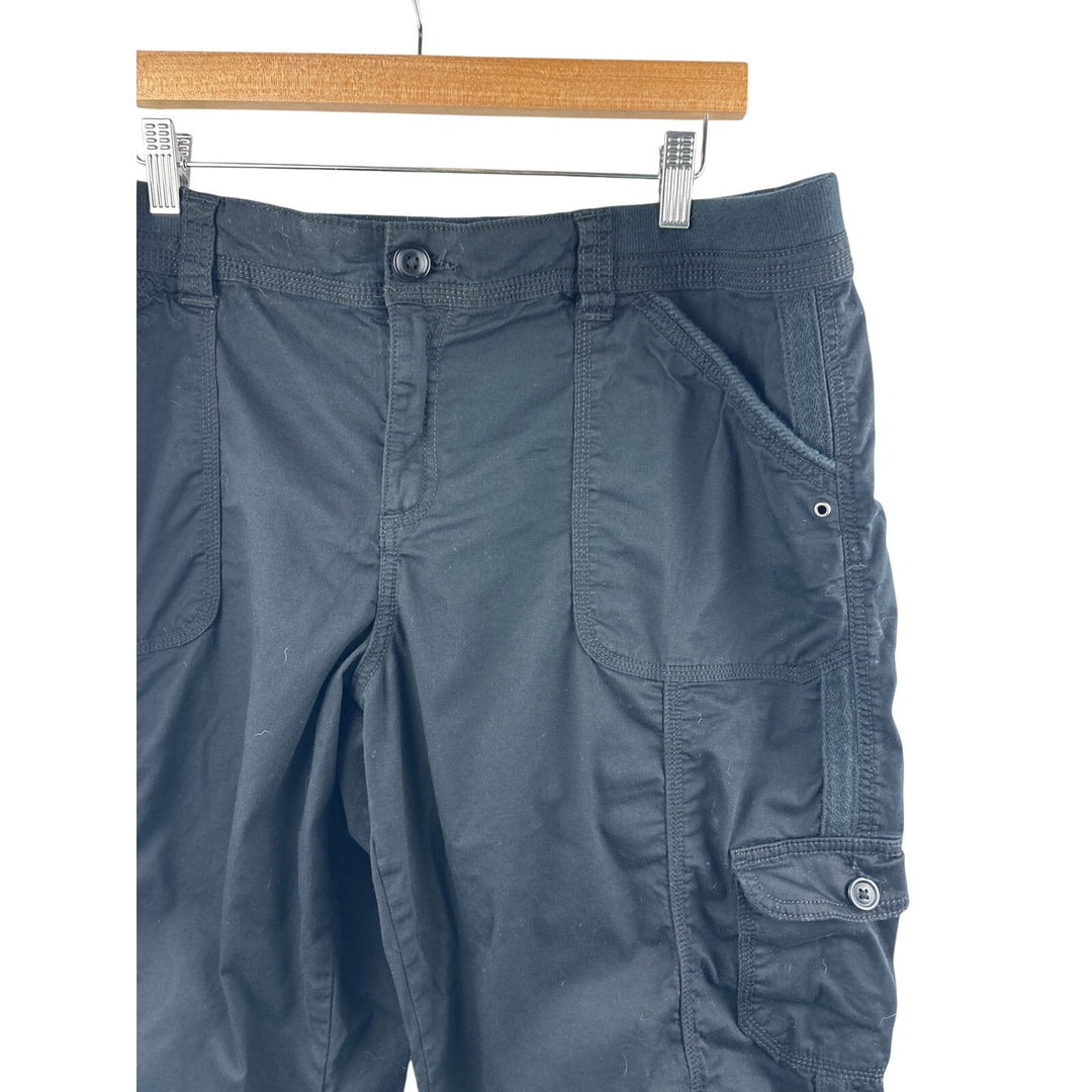 Women’s Style & Co Size 16 Black Cargo Capris