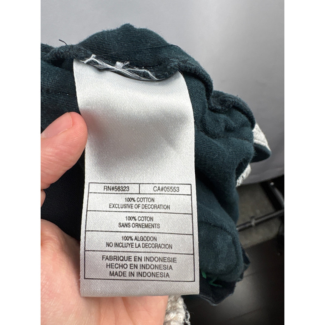 Women’s Nike Large Navy Blue Mini Lounge Shorts w/ Green Logo