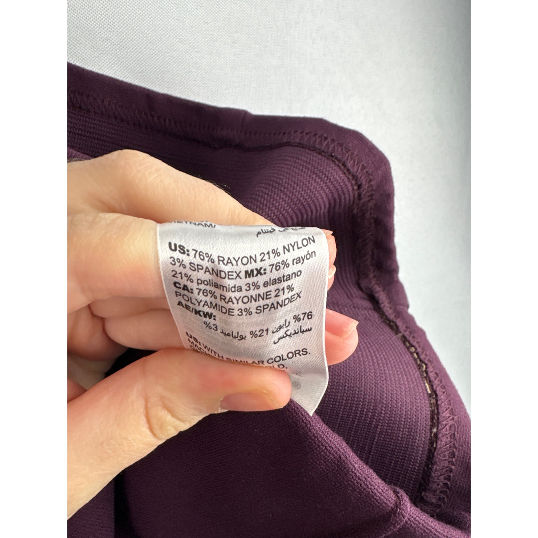 Women’s Chico’s Size 0.5 Plum Purple Slacks