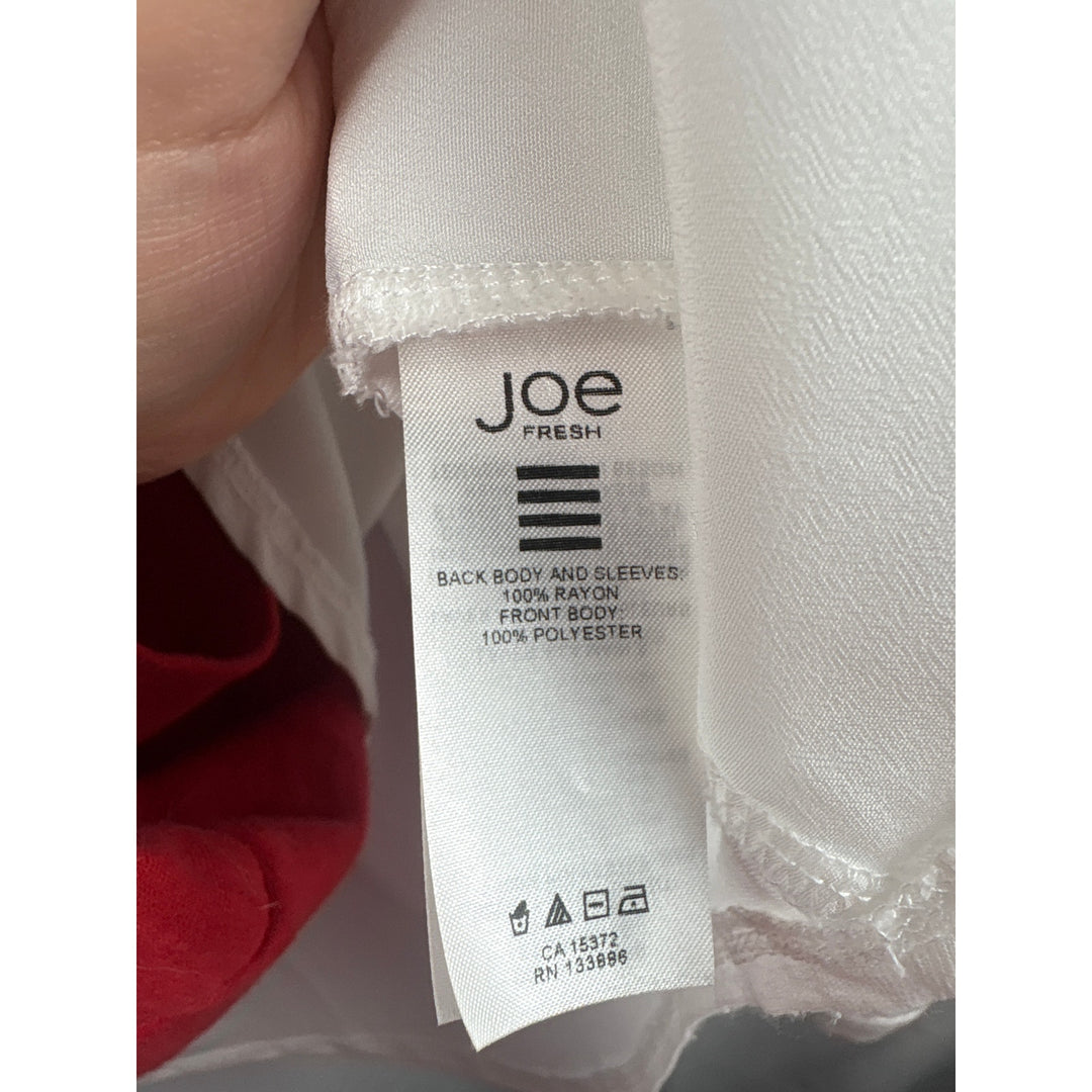Women’s Joe Fresh XL White Long Sleeve Blouse