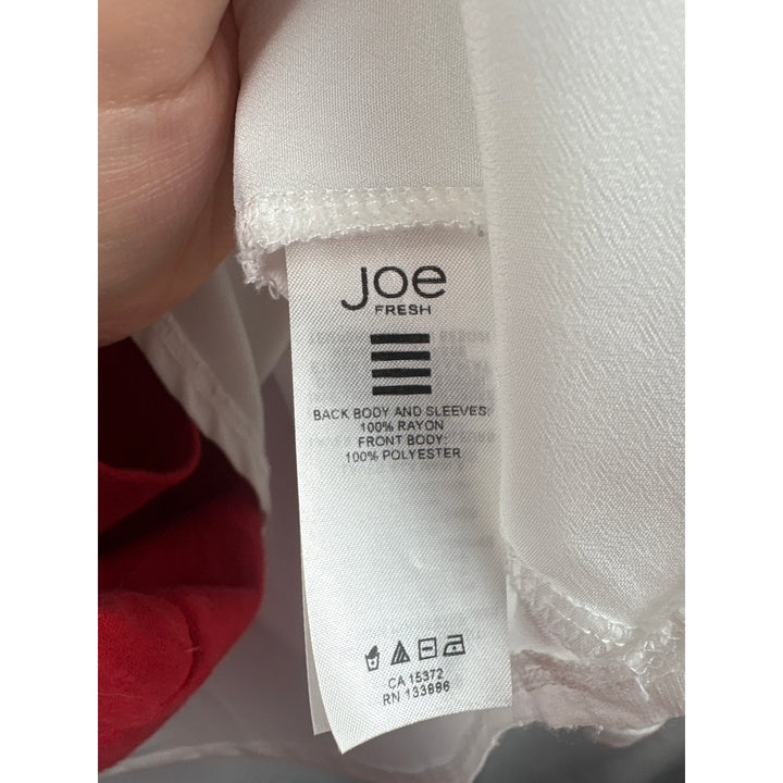 Women’s Joe Fresh XL White Long Sleeve Blouse