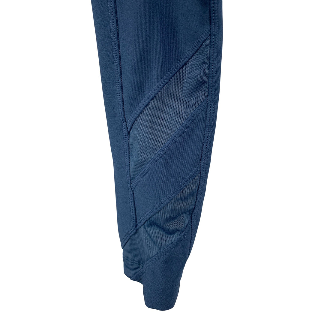 Lululemon Womens Navy Blue High-Waist Leggings With Side Pockets