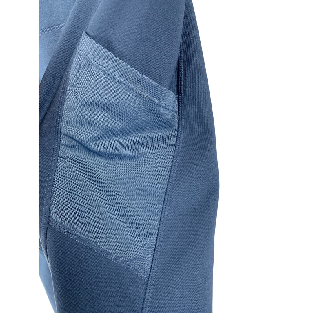 Lululemon Womens Navy Blue High-Waist Leggings With Side Pockets