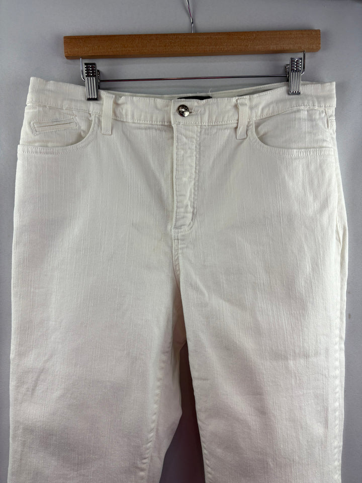 Women’s NYDJ  Size 16 White Jean Capris