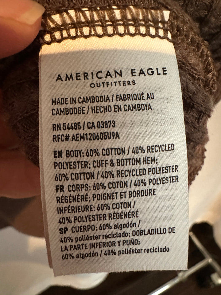Women’s American Eagle Big Hug Brown Sweater Size M