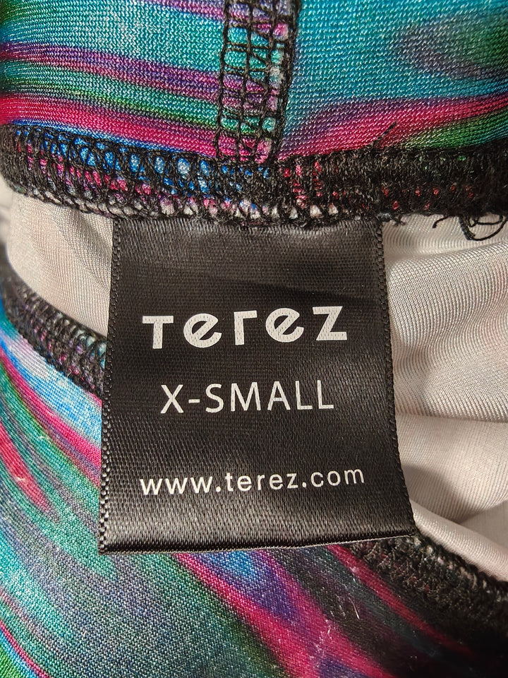 Womens Terez Capri Leggings Multicolor XS