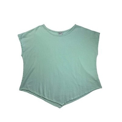 Women’s Oh My Gauze! Size 3 Seafoam Green Short Sleeve Blouse.
