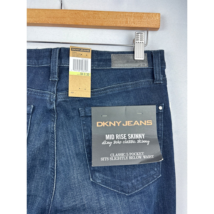 Women’s DKNY Size 4 Dark Wash Blue Skinny Jeans