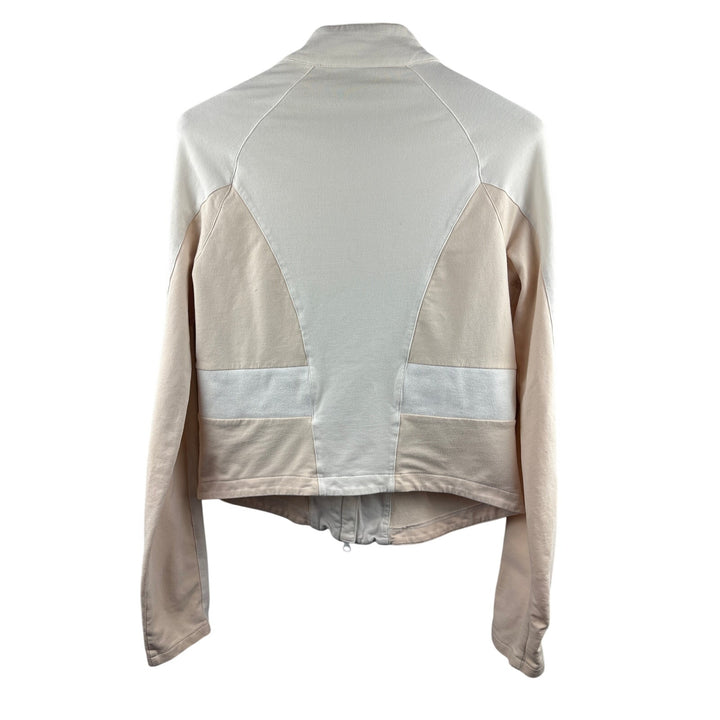 Women’s Armani Exchange XL Cream & White Colorblock Jacket