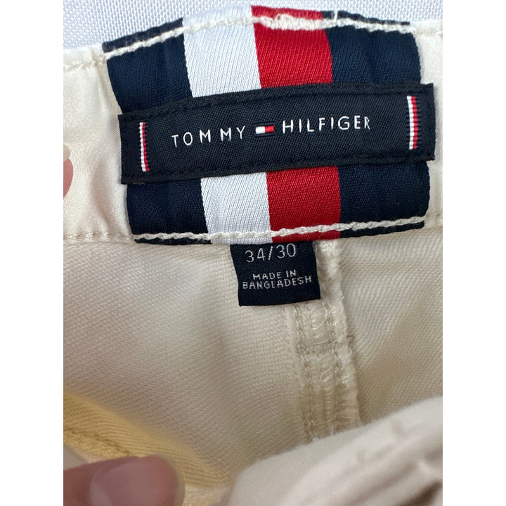 Men’s Cream Tommy Hilfiger Straight Jeans 34/30