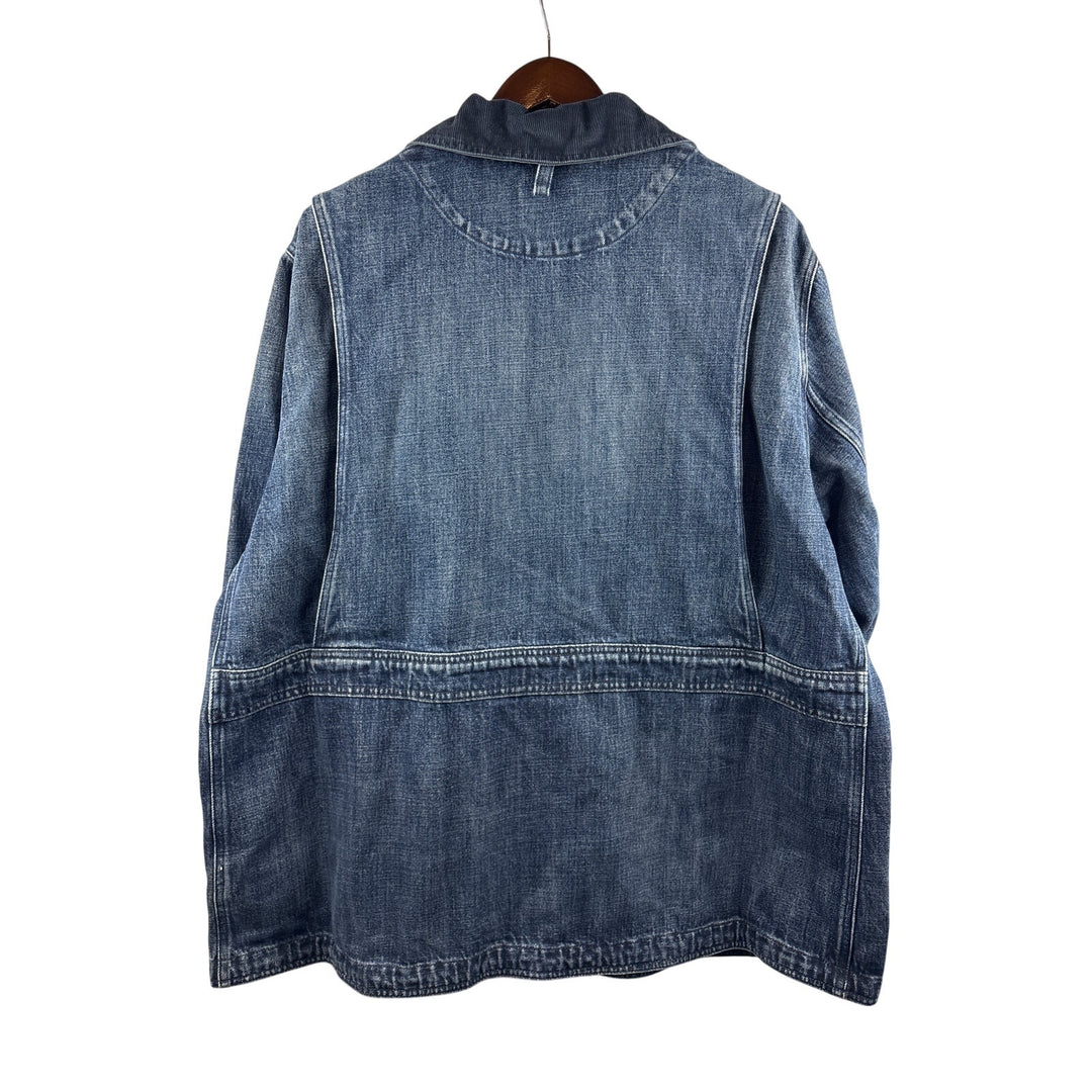 Women’s J.CREW Dark Blue Jean Jacket w/ Detachable Belt