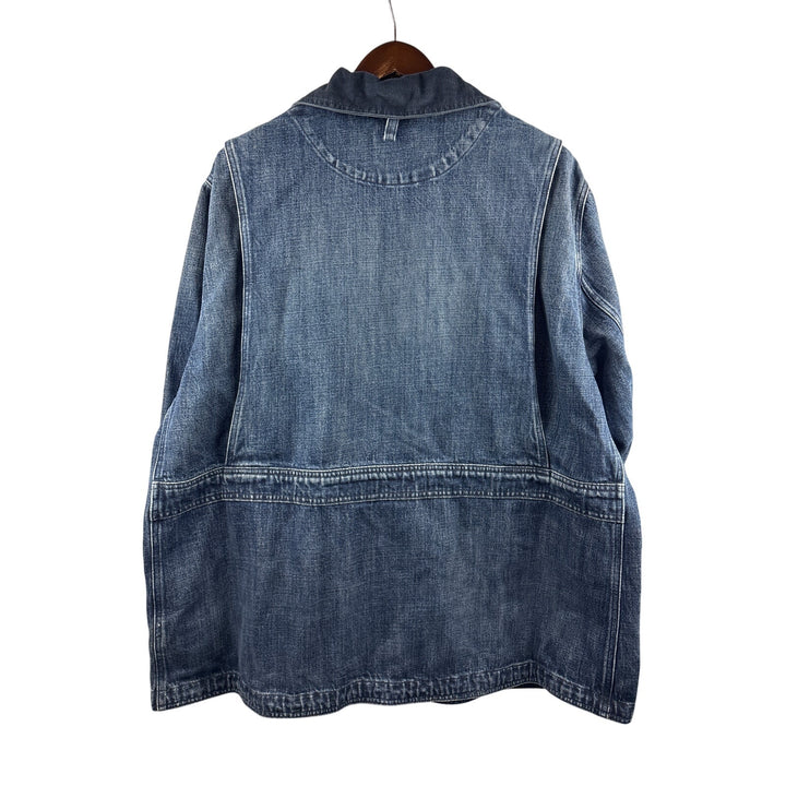 Women’s J.CREW Dark Blue Jean Jacket w/ Detachable Belt