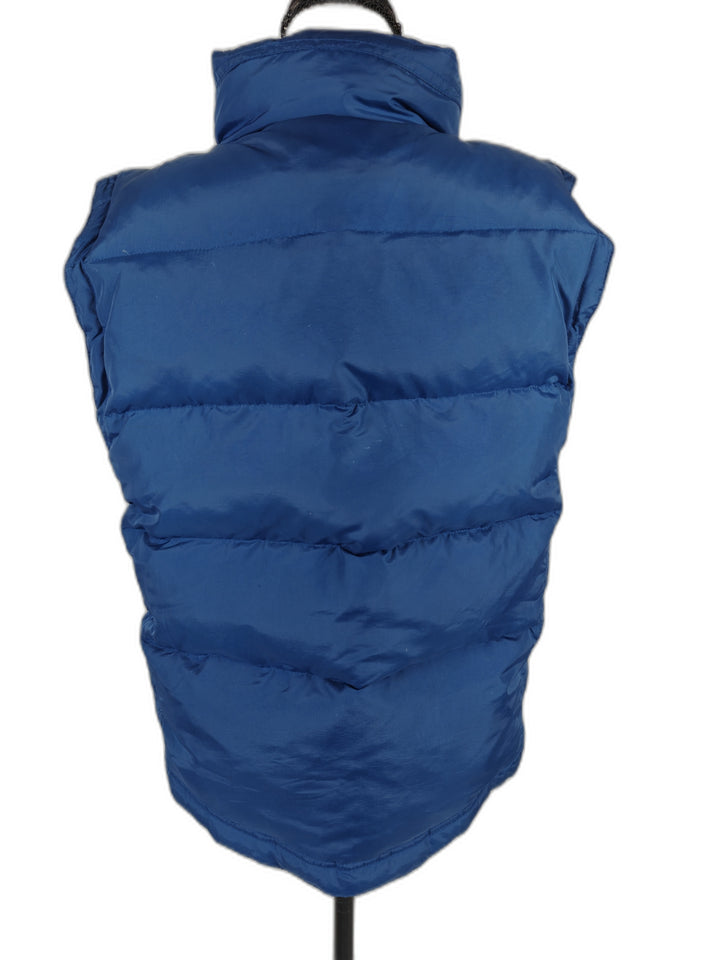 Womens Gap Puffer Vest Blue Large