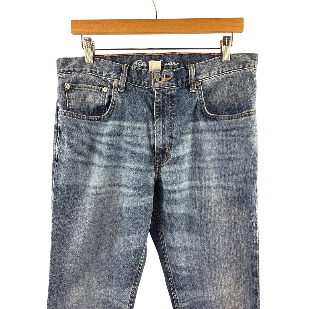 Men’s Eddie Bauer Size 34/32 Medium Washed Blue Jeans