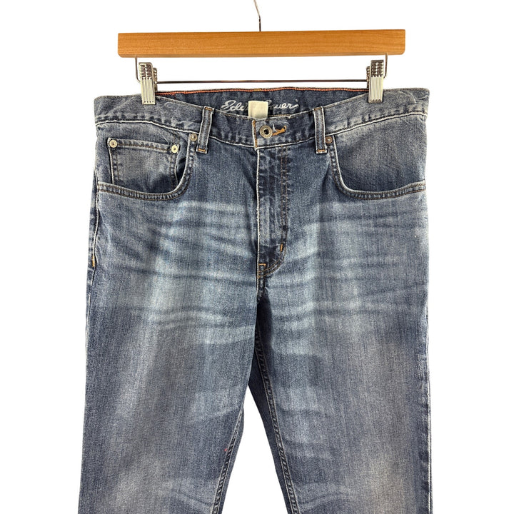 Men’s Eddie Bauer Size 34/32 Medium Washed Blue Jeans