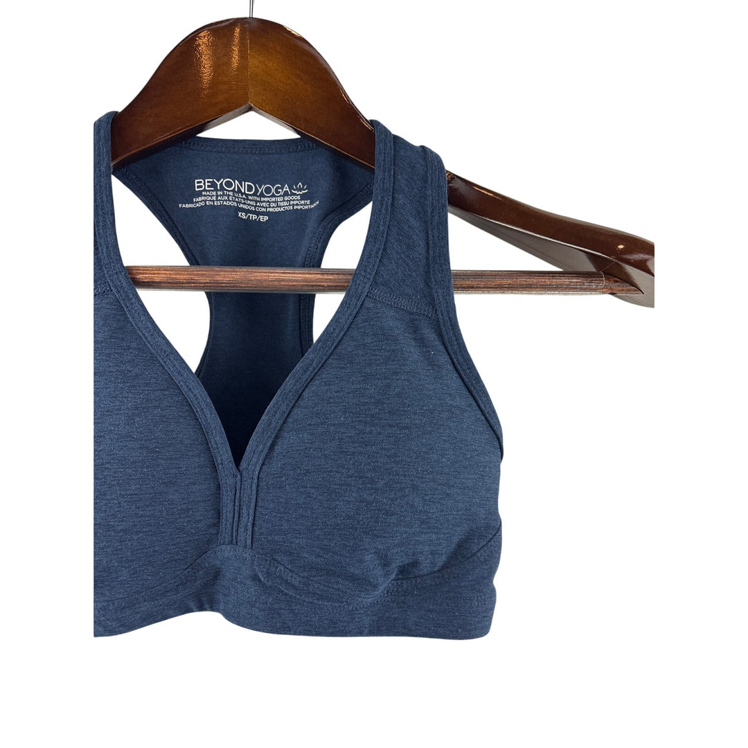 Women’s Beyond Yoga XS Navy Blue Sports Bra