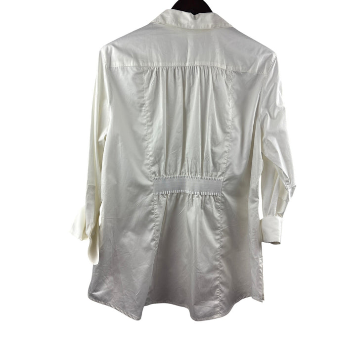 Women’s Cabi XL White Long Sleeve Blouse
