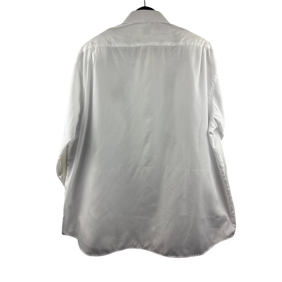 Women’s Fabrizio by Afiva Size XXL White Button Up w/ Bug Embroidery