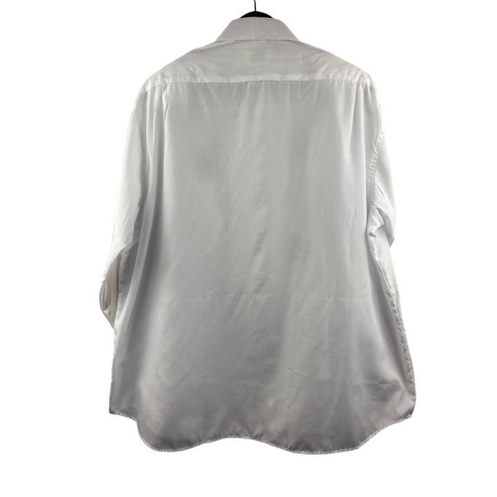 Women’s Fabrizio by Afiva Size XXL White Button Up w/ Bug Embroidery