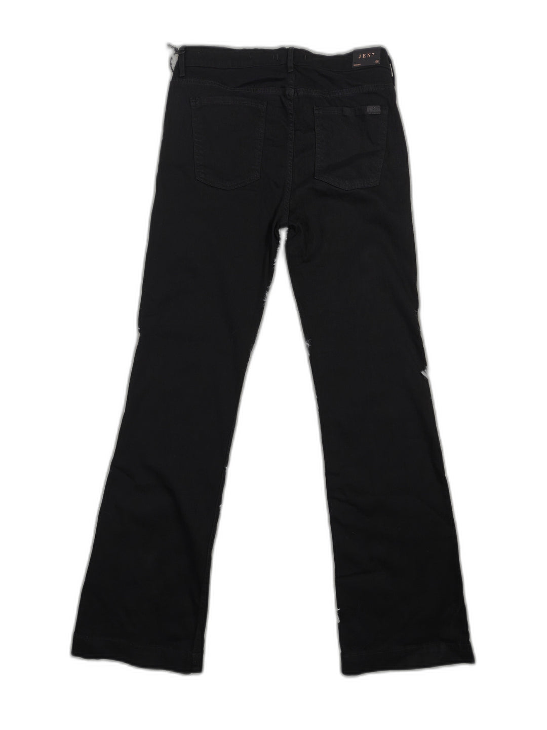 JEN7 Womens Black Trouser Jeans Size 14 Stretch Denim NWT