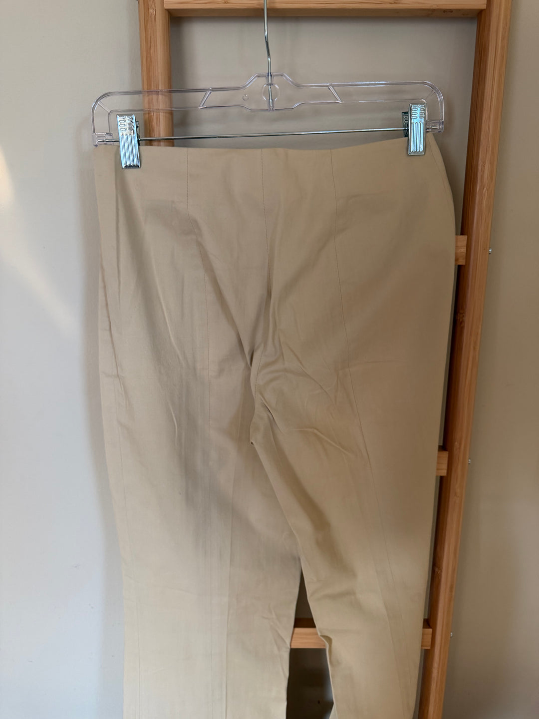 Theory Beige Straight Leg Pants Size 2