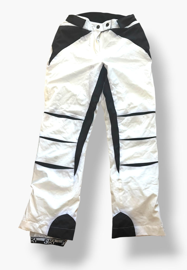 Forever 21 Y2K Black White Ski Pants Skinny Fit Winter Sportswear Small