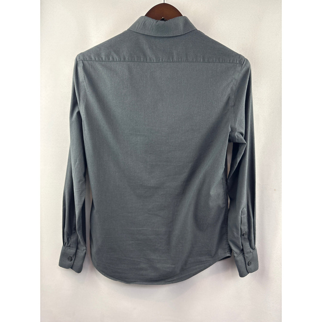 Men’s Express XS Charcoal Gray Button Up Dress Shirt