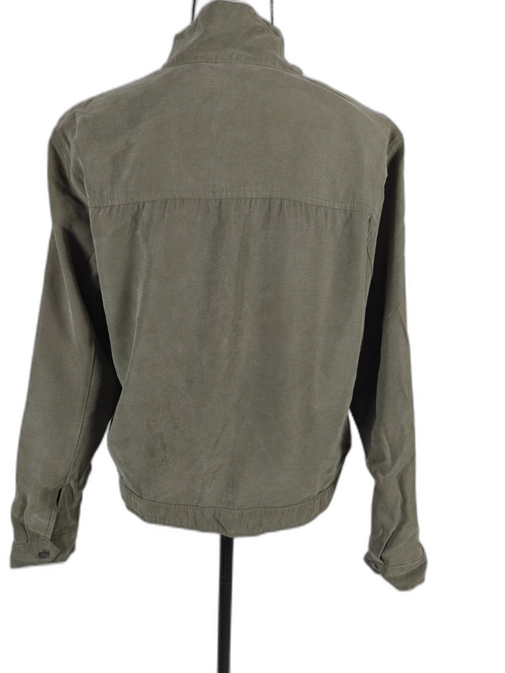 Womens Old Navy Utility Jacket Olive Green Size XS