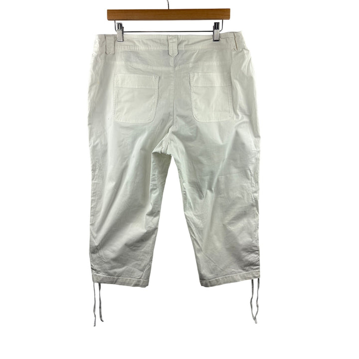 Women’s Style&Co Size 16 White Capri Pants