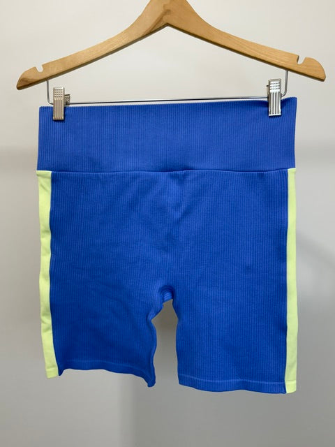 No Boundaries Varsity Ribbed Athletic Top Biker Shorts Set XL