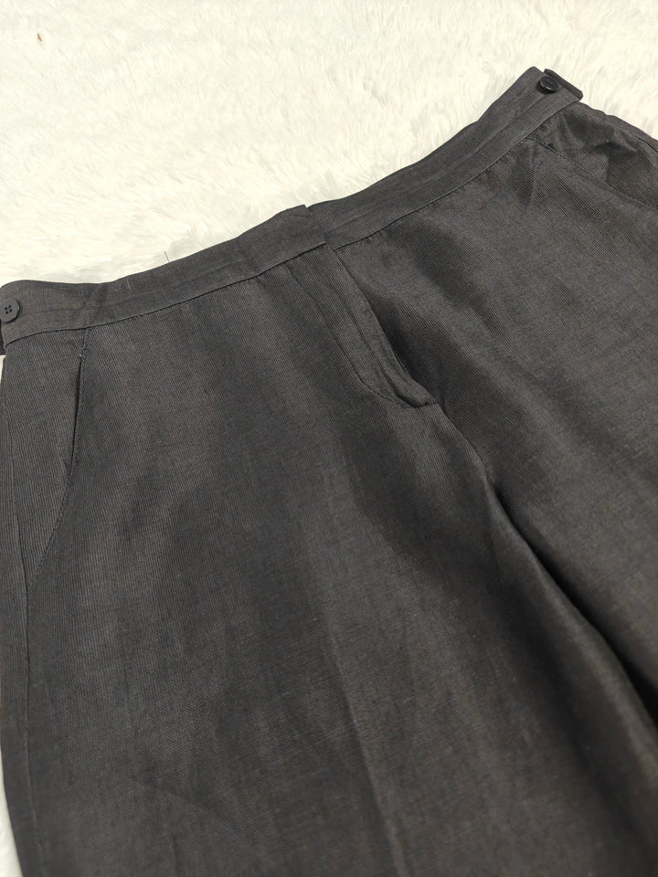 DKNY Womens Charcoal Gray Tailored Office Dress Pants Size 14