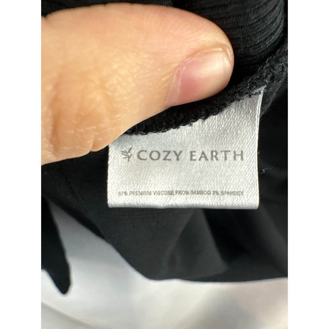 Women’s Cozy Earth Small Black Hoodie w/ Silk Drawstrings