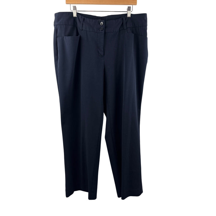Women’s Alfani Size 16W Dark Navy Blue Slacks