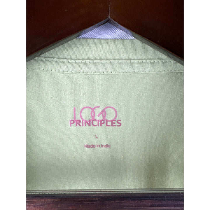 Women’s LOGO Principals Large Leaf Green Short Sleeve Shirt