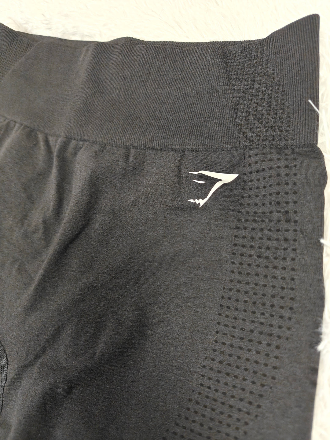 Womens Gymshark Seamless Workout Shorts Black Size XL
