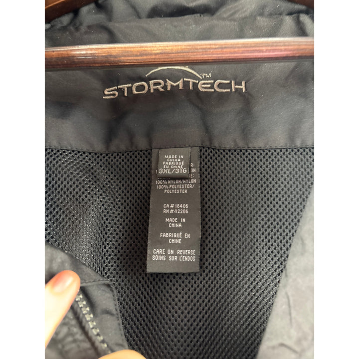 Men’s Stormtech Size 3XL Black Rain Coat