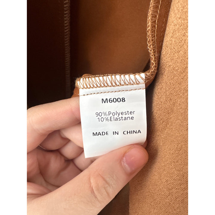 Women’s Kirundo Medium Brown Suede Zip Motorcycle Styled Jacket