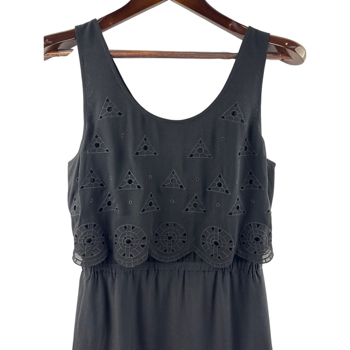 Women’s Broadway & Broome Size 2 Black Silk Mini Dress