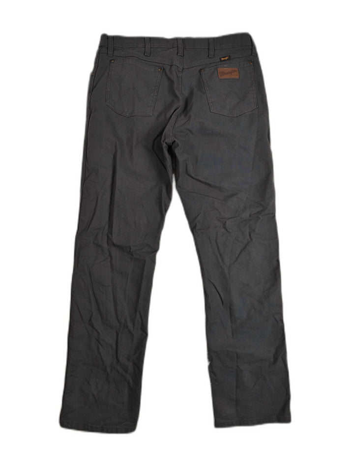 Mens Wrangler Tough Comfort Pants Gray Size 36x32