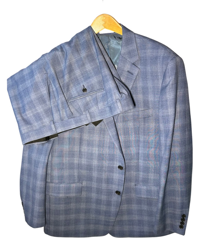 Lauren Ralph Lauren Men’s 46R Blue Wool Blend Two Piece Suit 40X30 Pant