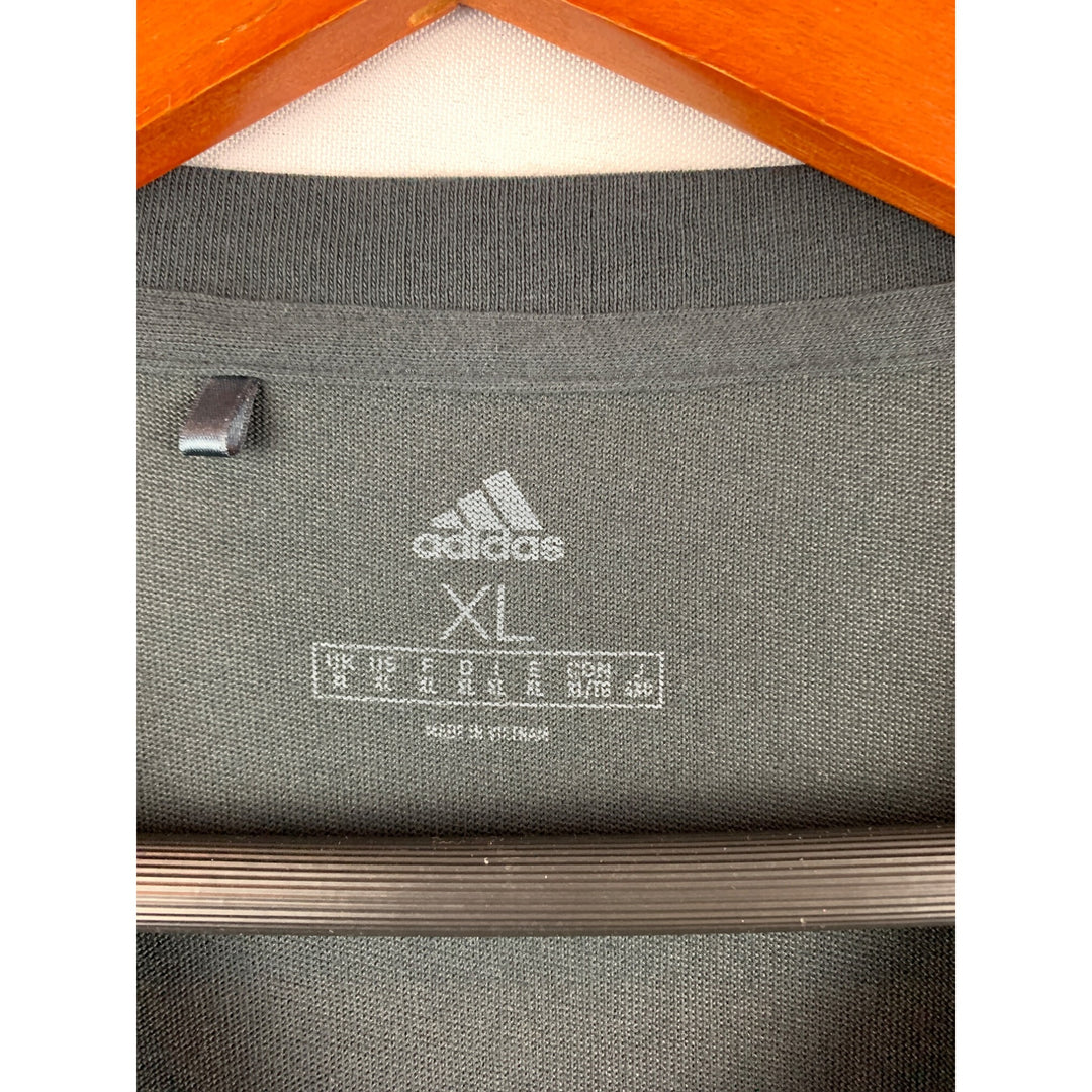 Adidas Mens Golf Graphic T-Shirt XL Black Cotton/Polyester